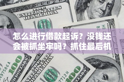 北京怎么进行借款起诉？没钱还会被抓坐牢吗？抓住最后机会！