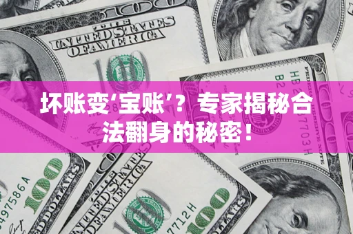 北京坏账变‘宝账’？专家揭秘合法翻身的秘密！